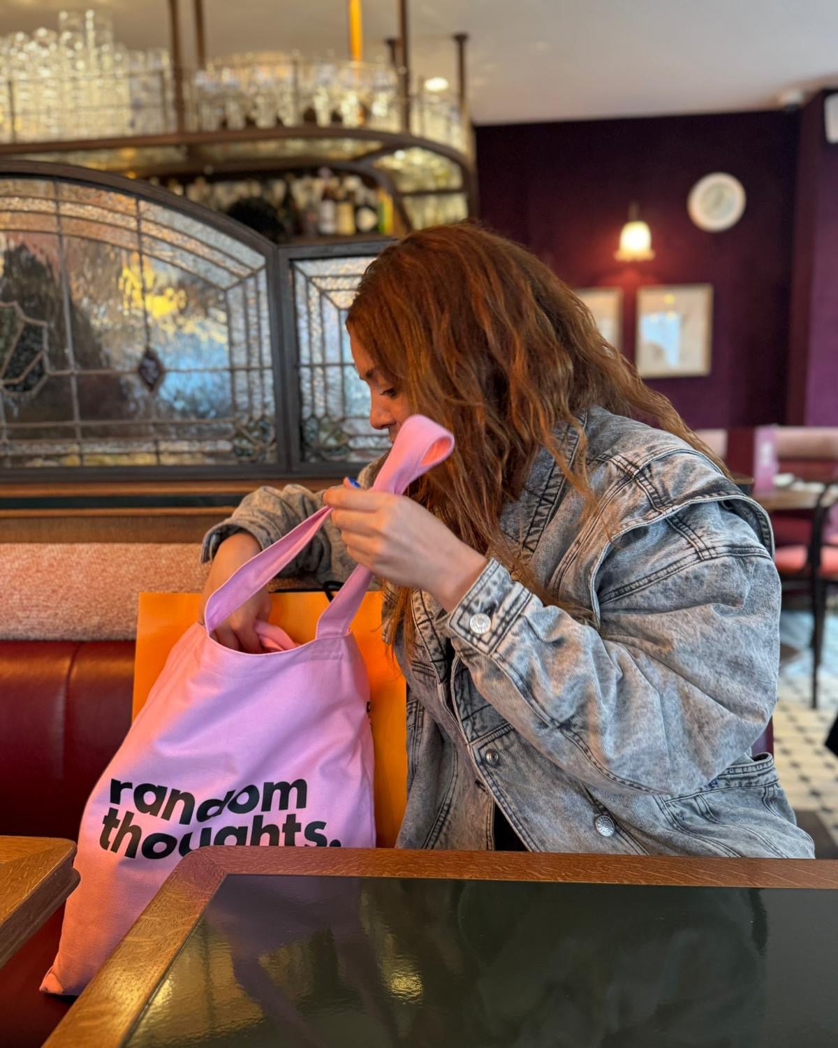 double espresso tote + random stickers sheet